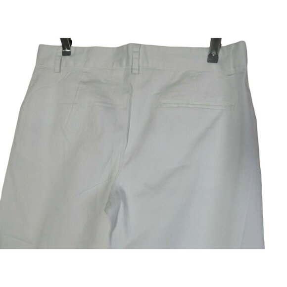 CJ Golf Pants Womens Size 4 White Cotton Stretch Mid Rise Cropped crop pant - Picture 4 of 6